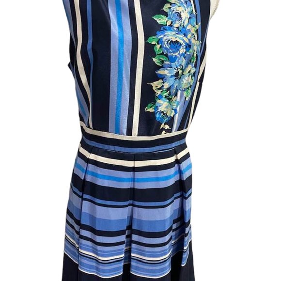 Julian Taylor NY -Wedding Guest Party Pleated Dress with Pockets ~ size 14 - Picture 9 of 15